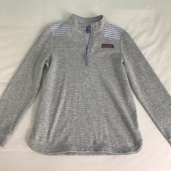 Girls Vineyard Vines Blue Seersucker Shep Shirt - Picture 1 of 4